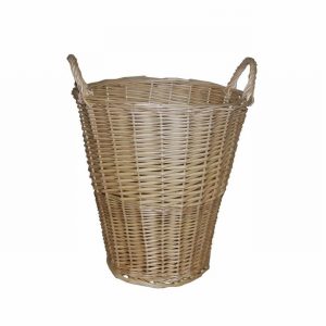 Wicker Log Basket Med. Light