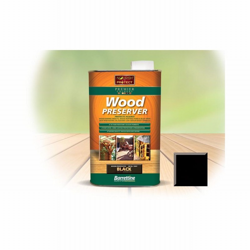 Wood Preserver 1Ltr. Black - Image 2