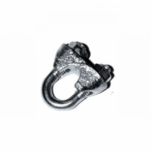 Wire Rope Clamp M6 1/4" E. Galv.