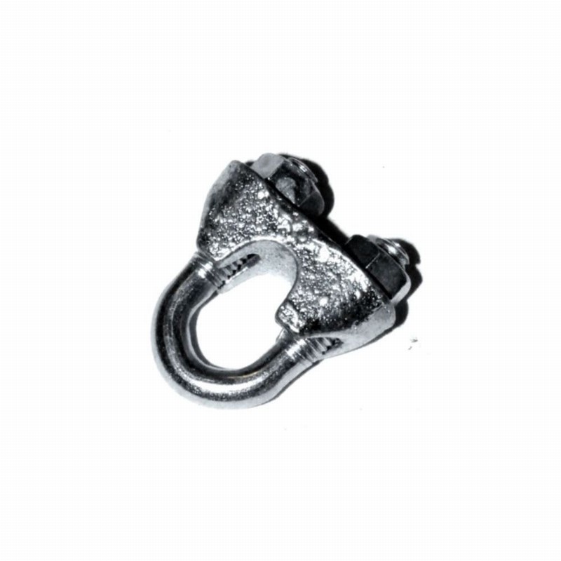Wire Rope Clamp M6 1/4" E. Galv.