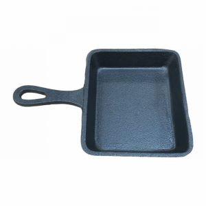 Skillet Pan Cast Iron Rect. 12.5x10cm
