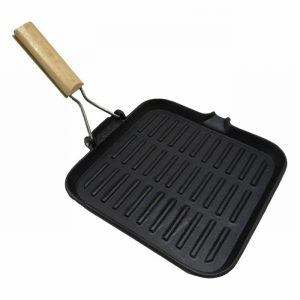 Skillet Pan C.Iron Square 24cm Folding Handle