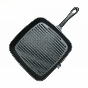 Skillet Pan Cast Iron Square 23cm