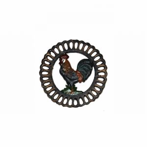 Trivet Cast Iron 19cm Rooster