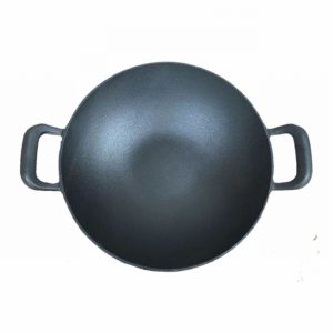 Wok Pan Cast Iron 32cm D.Handle