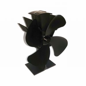 Stove Fan 4 Blade ELITE Premier Blade Black 23cm