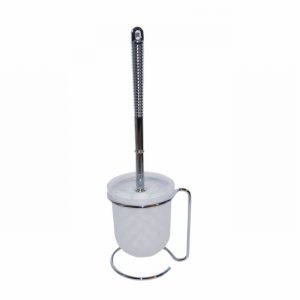 Toilet Brush Set Open Chromed