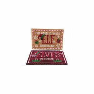 Christmas Elf Door Mat 40x60cm