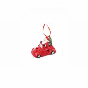 Christmas Tree Decoration LED Santa on Car