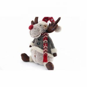 Christmas Deer Sitting 51cm