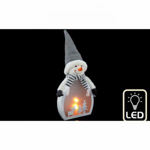 Christmas Glowing Snowman LED Scene 45cm