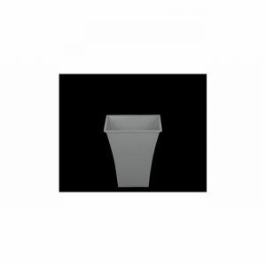 Planter METALLICA 23cm Square Grey