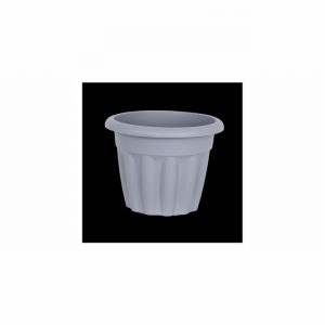 Planter VISTA 33cm Round Grey