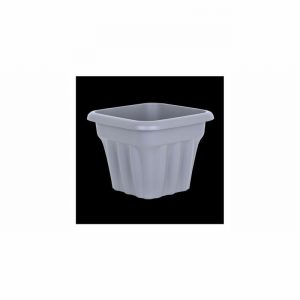 Planter VISTA 33cm Square Grey