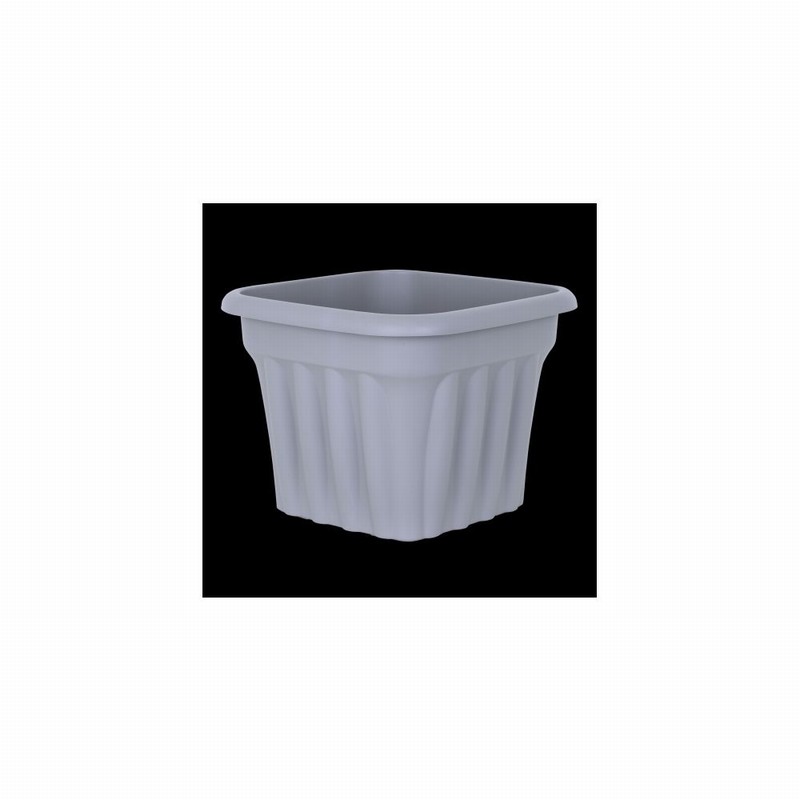 Planter VISTA 49cm Square Grey