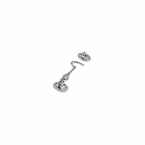 Hook & Eye Cabin  75mm 3" P.Chrome