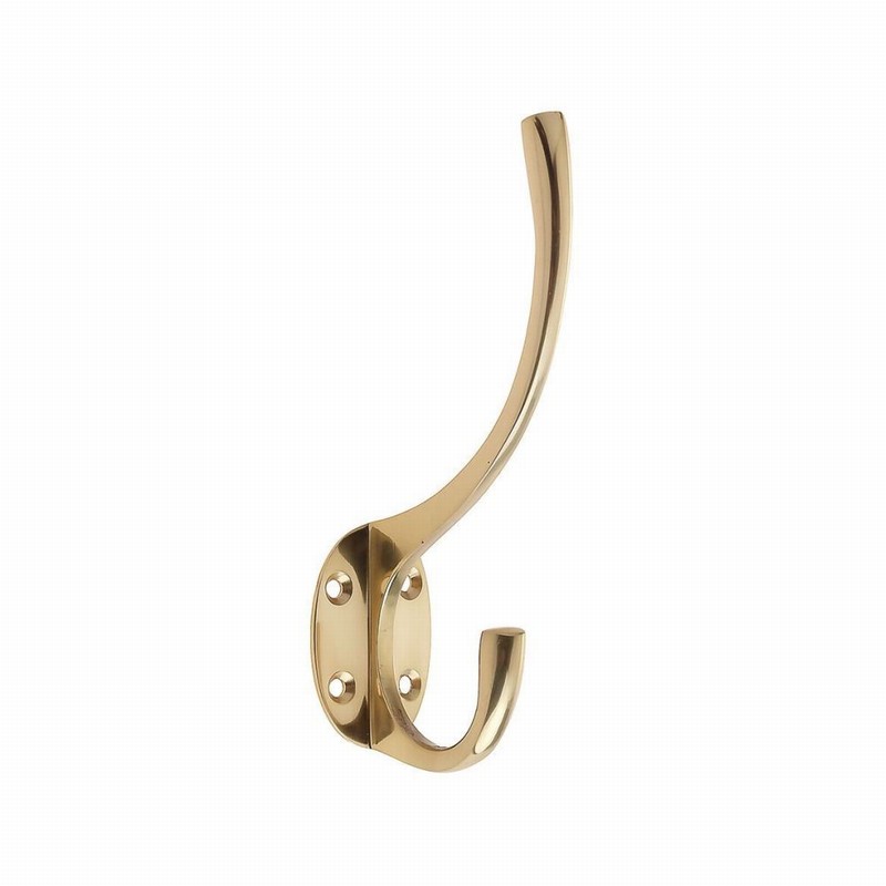 Hook Hat & Coat 5" P.Brass
