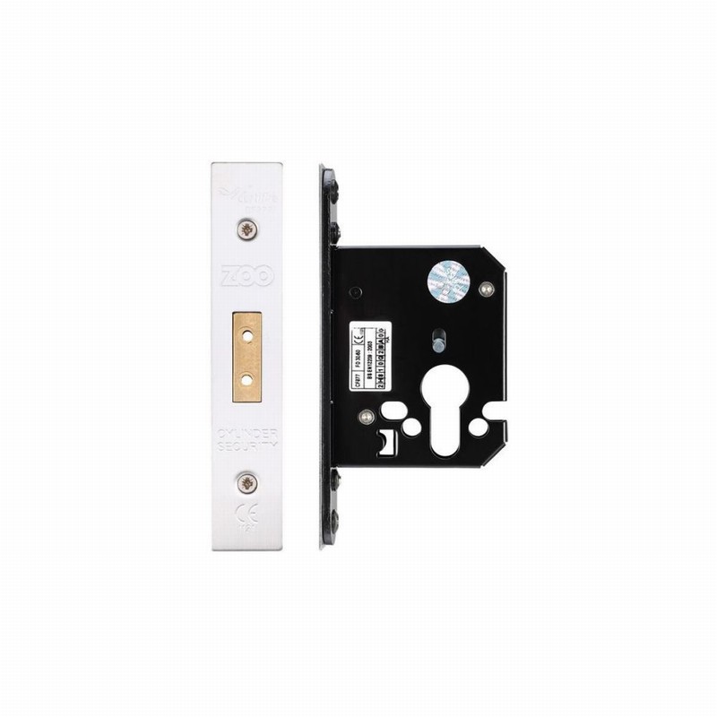 Lock Mortice Dead Euro Profile 63mm SS