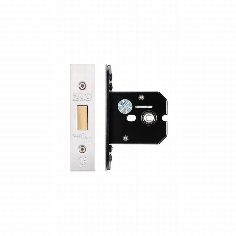 Lock Mortice Dead Flat 64mm SS