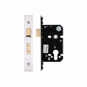 Lock Mortice Sash Euro Profile 63mm SS