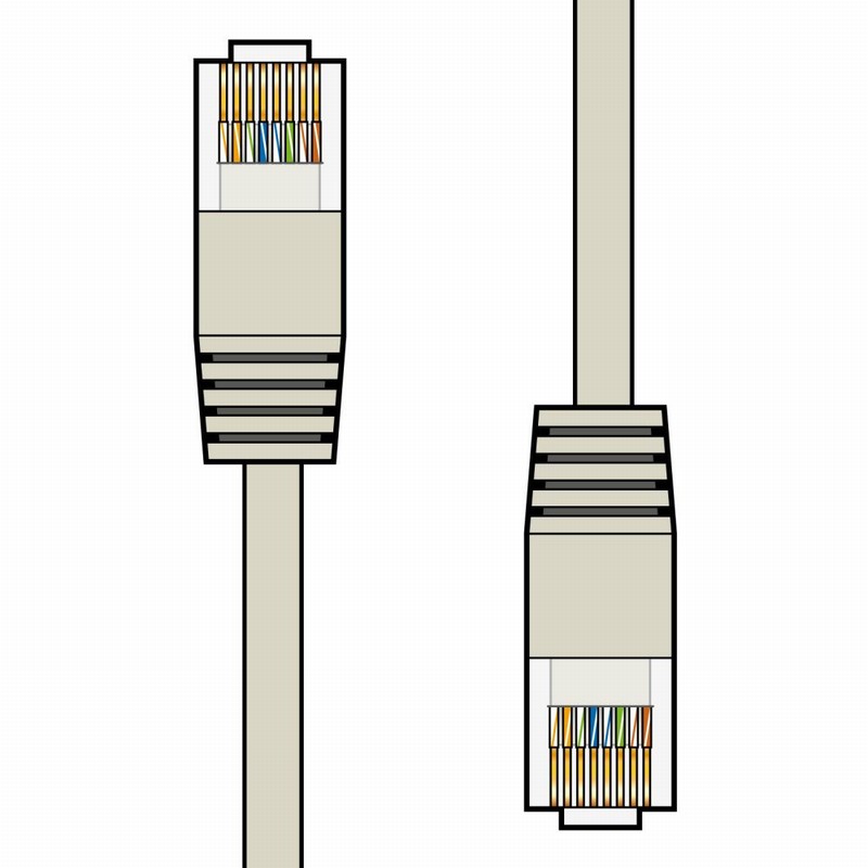 Lead Ethernet Patch RJ45 10Mtr. Gold Plated