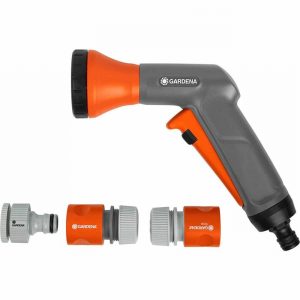 Garden Hose Spray Gun GARDENA Classic with Fittngs