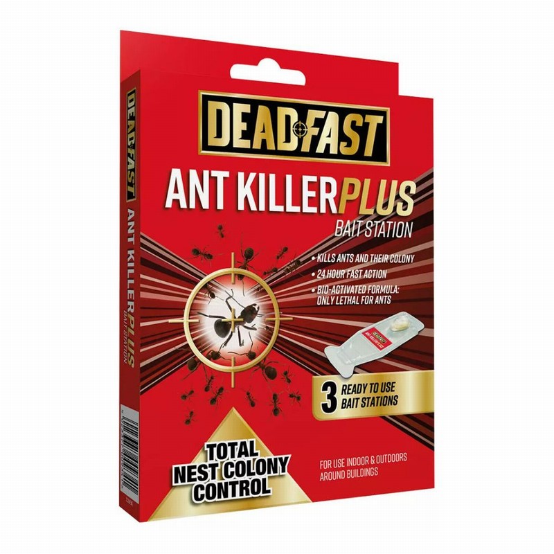 Ant Killer DEADFAST Plus Station 3x4Gm. Nest Killer