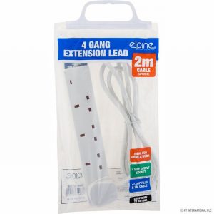Extension Lead  4Gang  2Mtr. 13Amp   [+]