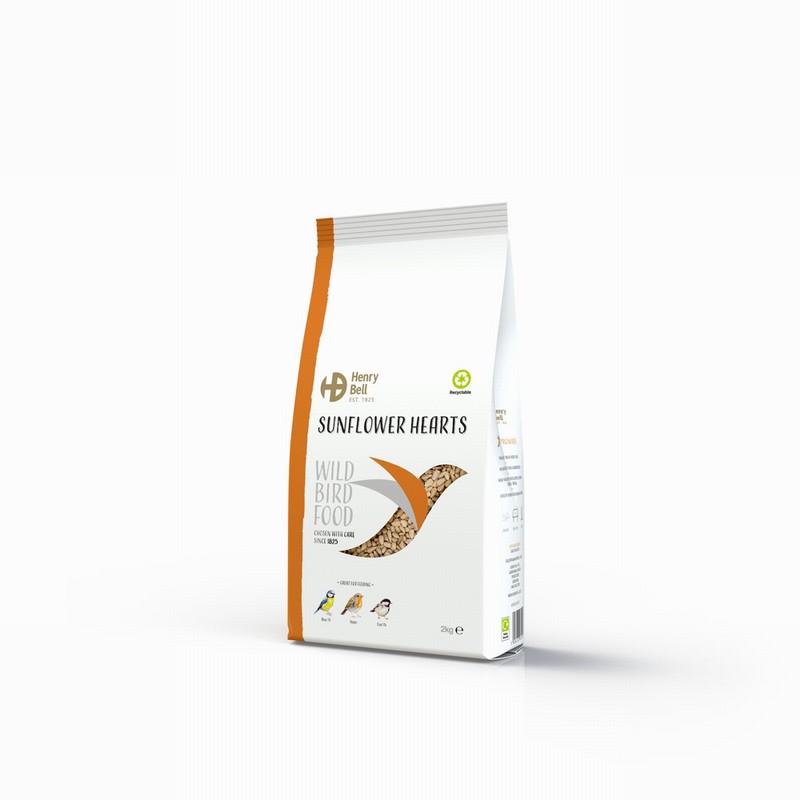 Bird Feed Sunflower Hearts 2Kg