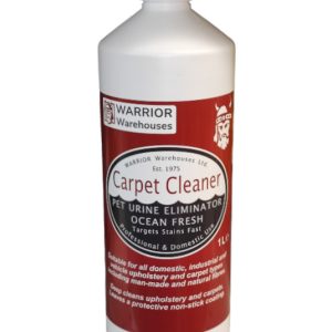 Carpet Cleaner Shampoo All Machines WARRIOR 1Ltr. Ocean Fresh