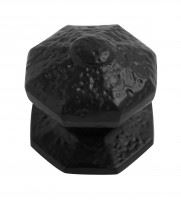 Antique Black Rim Knob Octagonal  D