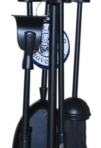 Companion Set Black Mini 5Pce. Turned Top