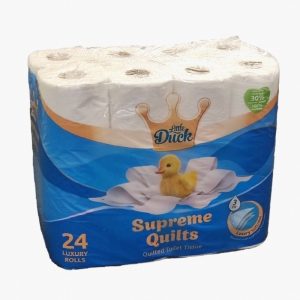 Toilet Rolls SUPREME QUILTS 3Ply White 24 Pack