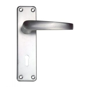 Handle Lock Satin Alum.  D