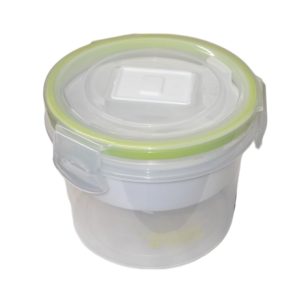 Food Box Microwaveable 2 Compartment & Spoon  D