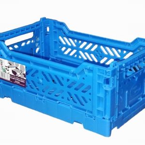 Crate Fold Flat Compact Blue  D