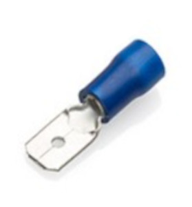 Terminal Push-on Male Blue 4.8mm