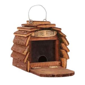 Squirrel Feeder Hotel Wooden  D