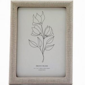 Picture Frame A4 Cream Linen
