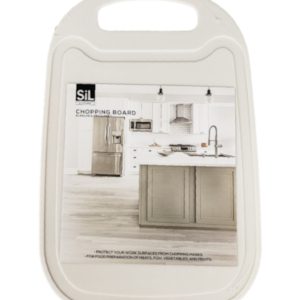 Chopping Board Plastic & Handle White