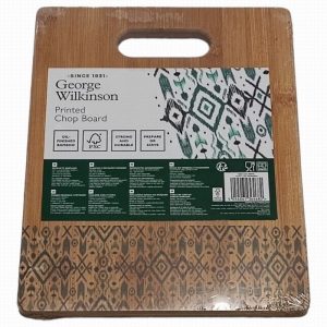 Chopping Board G.WILKINSON Bamboo 33x25cm Printed  D
