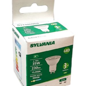 Lamp LED SYLVANIA GU10 3.1>35Watt 3000K WW  D[*]