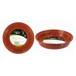 Plant Pot Saucer Plastic 20cm Terra. X2