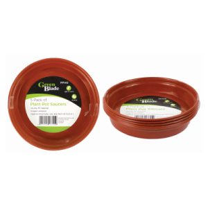 Plant Pot Saucer Plastic 12cm Terra. x5