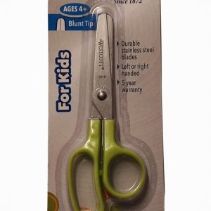 Scissors WESTCOTT Blunt Tip Kids5" SS Ass. Coloured Handle  D
