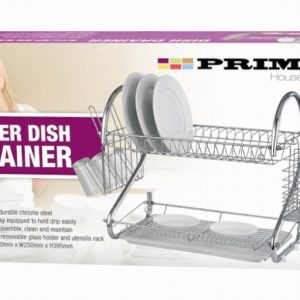 Draining Rack 2Tier Chrome