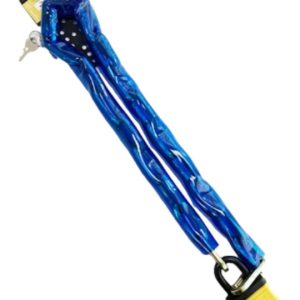 1m x 8mm Plastic Covered Chain - 50mm Laminated Enclosed Padlock