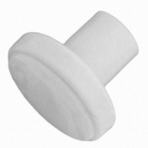 Handle Knob 30mm White Plastic  D