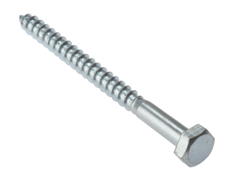 Screw Coach Steel M 8x 40mm BZP