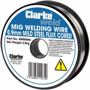 Welding Wire CLARKE Flux Cored .9mmx4.5Kg